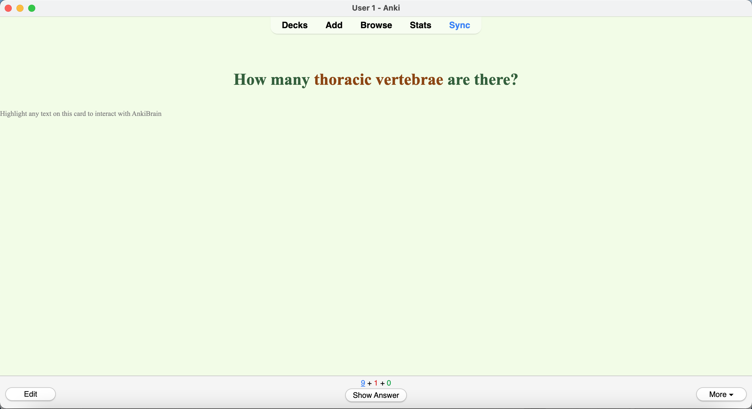 Basic Green Card Front